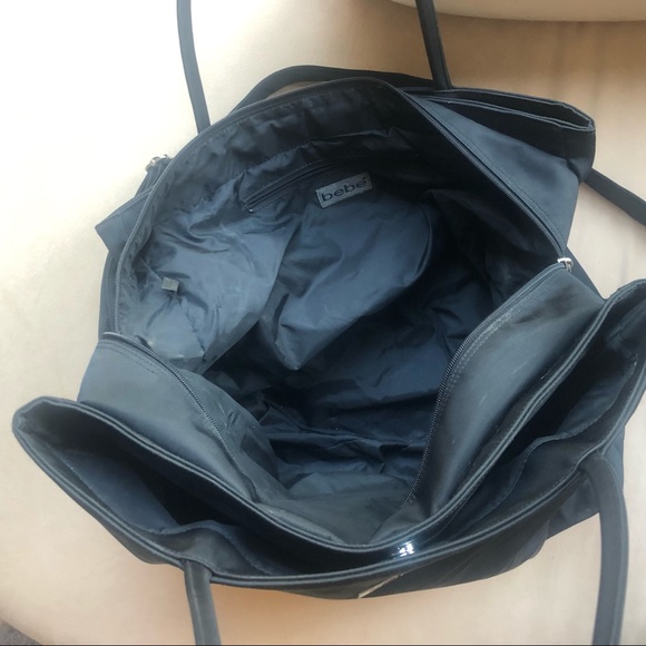 bebe Large Overnight Weekender Travel Carry-on Bag - Picture 5 of 6